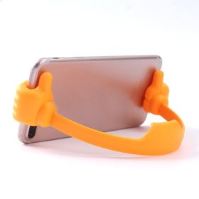 Hand Modeling Phone Stand Bracket Holder Wholesale Mobile Phone Holder Mount For Cell Phone Tablets Universal Desk Holder (Color: Orange)