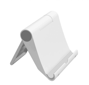 PE Folding Mobile Phone/Tablet Stand (Color: White)